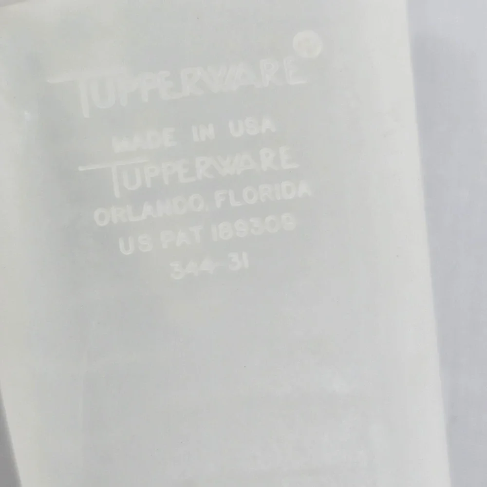 Vintage Tupperware Ice Tup Popsicle Maker Set 6 Molds Base Handles Sheer White